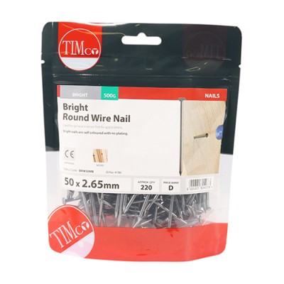 Round Wire Nail - Bright