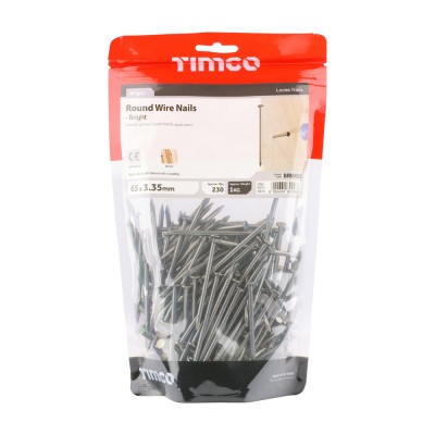 Round Wire Nail - Bright