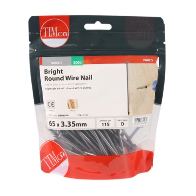 Round Wire Nail - Bright