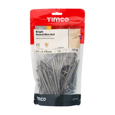 Round Wire Nail - Bright