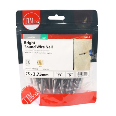 Round Wire Nail - Bright