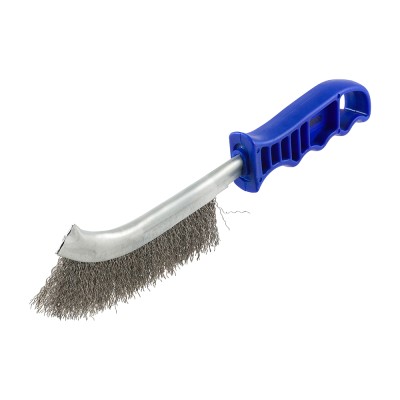 Yellow Handle Wire Brush Brass