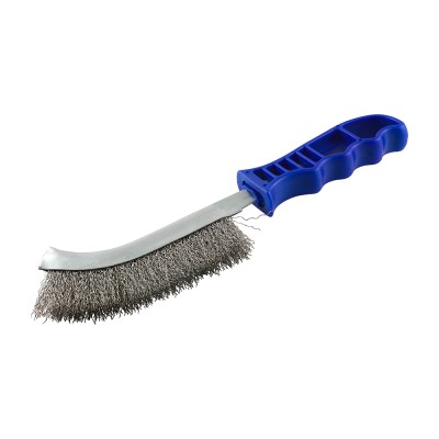 Yellow Handle Wire Brush Brass