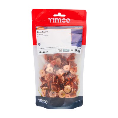 Copper Disc Rivets