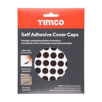 Adhesive Caps African Hardwood