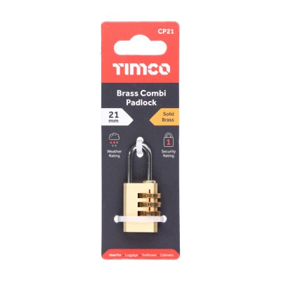Brass Combination Padlock