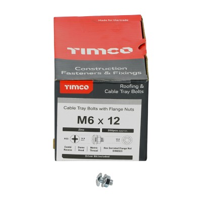 Cable Tray Bolt & F/Nut Zinc