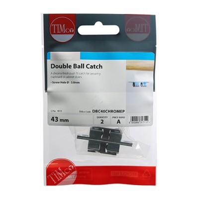 Double Ball Catch - Brass