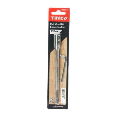 Flat Wood Bit Extension Rod