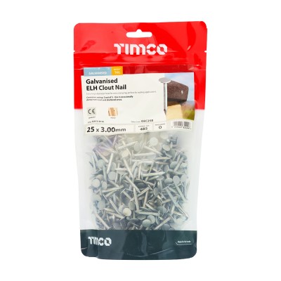 Clout Nail ELH - Galvanised