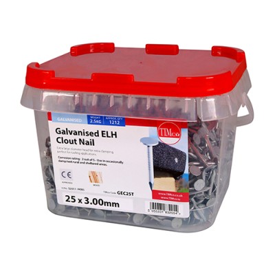 Clout Nail ELH - Galvanised