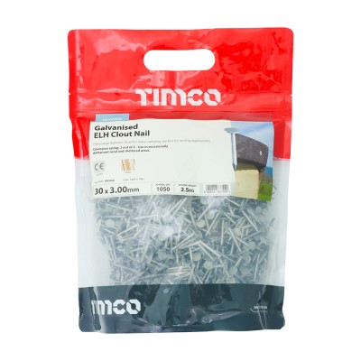 Clout Nail ELH - Galvanised