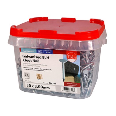 Clout Nail ELH - Galvanised