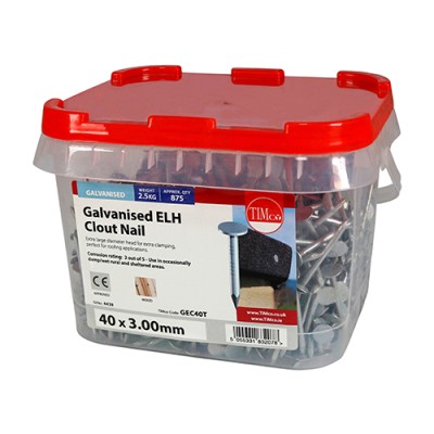 Clout Nail ELH - Galvanised