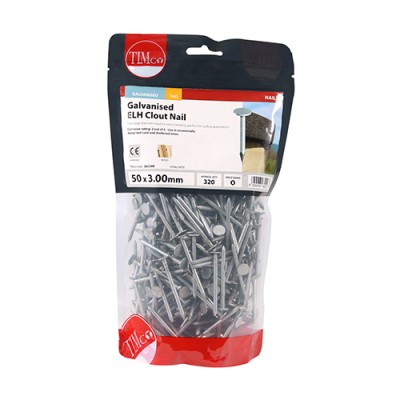 Clout Nail ELH - Galvanised