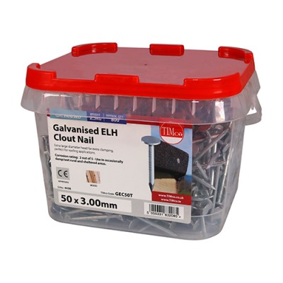 Clout Nail ELH - Galvanised