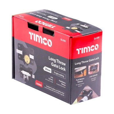 Long Throw Gate Lock - Single