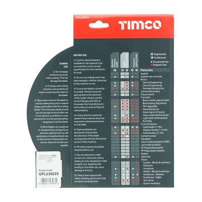 Trade Diamond Blade Seg
