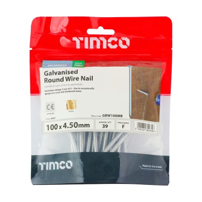 Round Wire Nail - Galvanised