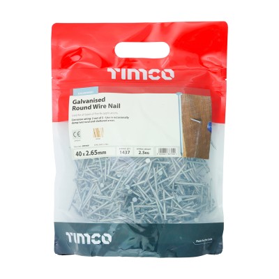 Round Wire Nail - Galvanised