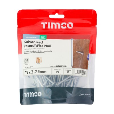 Round Wire Nail - Galvanised