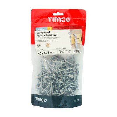 Square Twist Nail - Galvanised