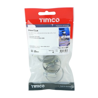 Hose Clips - Zinc