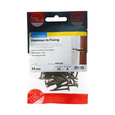 Hammer-In Plasterboard Fixing
