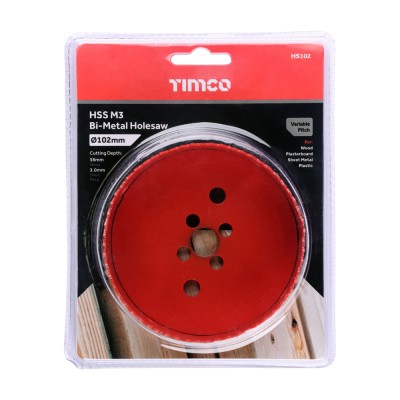 M3 Bi-Metal Holesaw Variable