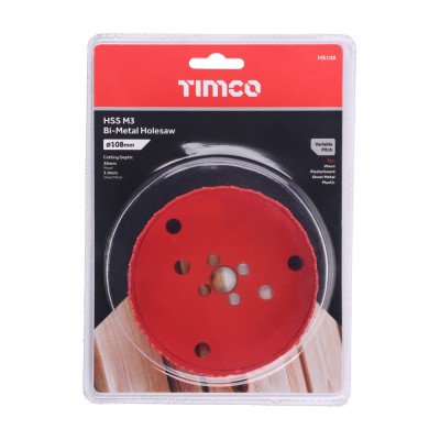 M3 Bi-Metal Holesaw Variable