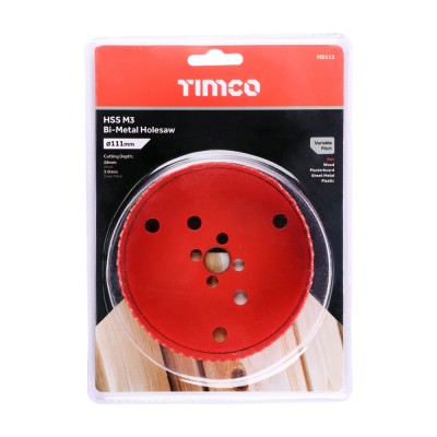 M3 Bi-Metal Holesaw Variable