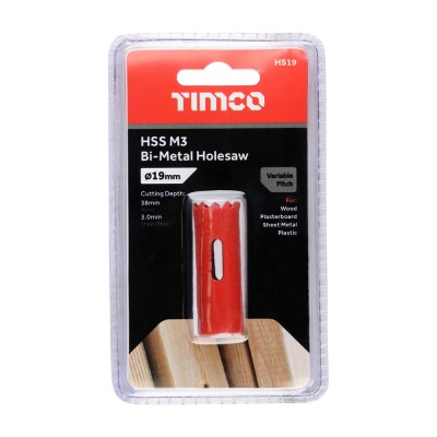 M3 Bi-Metal Holesaw Variable