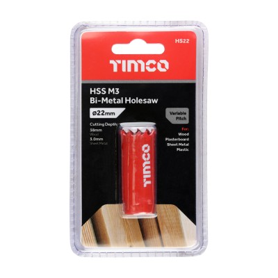 M3 Bi-Metal Holesaw Variable