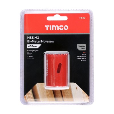 M3 Bi-Metal Holesaw Variable