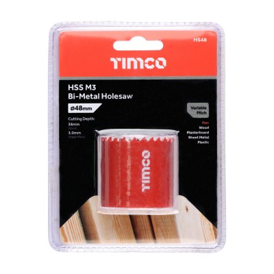 M3 Bi-Metal Holesaw Variable