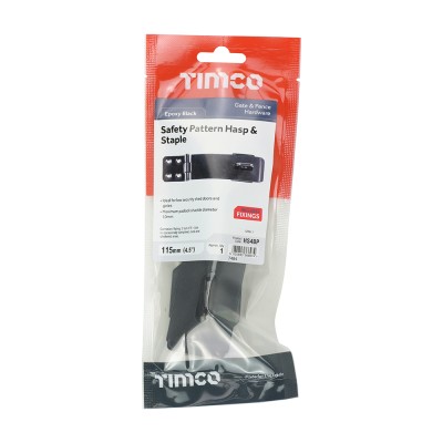 Safety Hasp-Staple BLK
