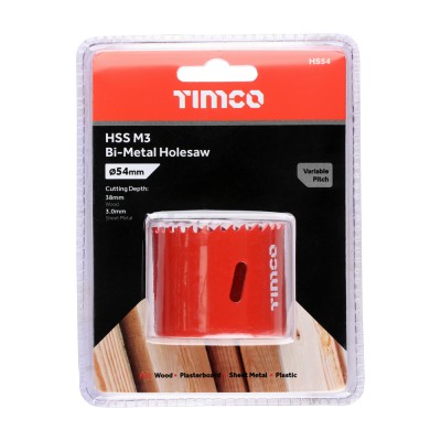M3 Bi-Metal Holesaw Variable
