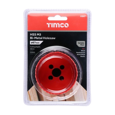 M3 Bi-Metal Holesaw Variable
