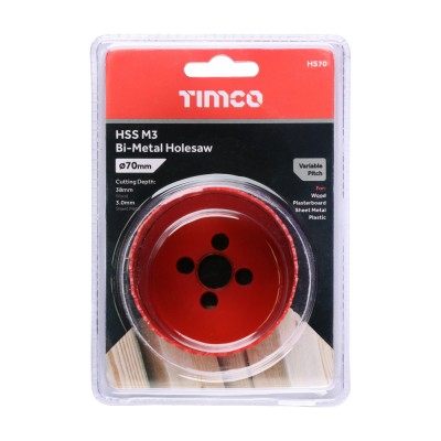 M3 Bi-Metal Holesaw Variable
