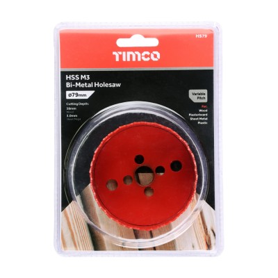 M3 Bi-Metal Holesaw Variable