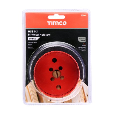 M3 Bi-Metal Holesaw Variable