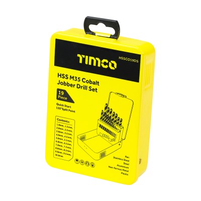 HSS-CO Bit Set 1-10mm Cobalt