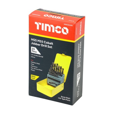 HSS-CO Bit Set 1-13mm Cobalt