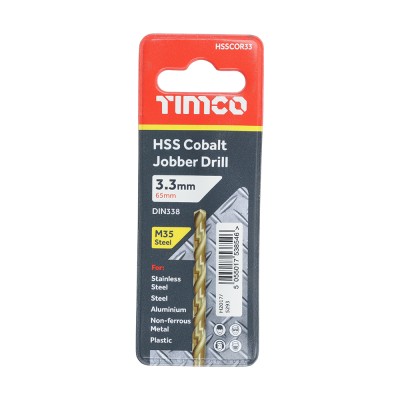 HSS-CO Jobber Drill Bit Cobalt