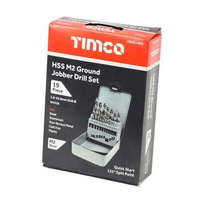 HSS-G Bit Set 1-10mm M2