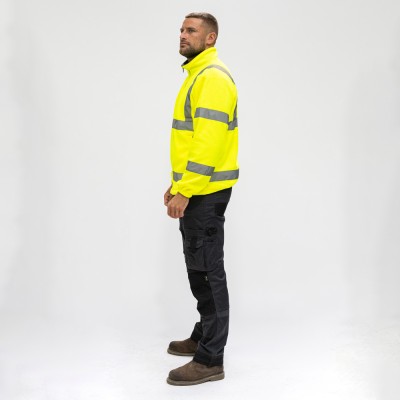 Hi-Vis Bomber Jacket Yellow