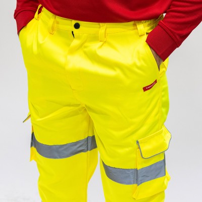 Hi-Vis Exec Trousers Yellow