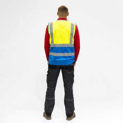 Hi-Vis Vest Yellow & Blue