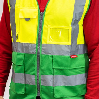 Hi-Vis Vest Yellow & Green