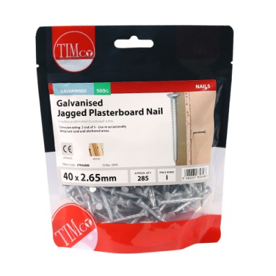 Jagged Plasterboard - Galv
